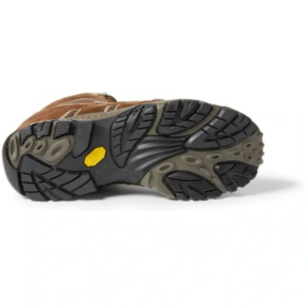 Merrell Men's Size 11.5 Moab 2 Mid Waterproof Hiking Boots Brown Earth NWT